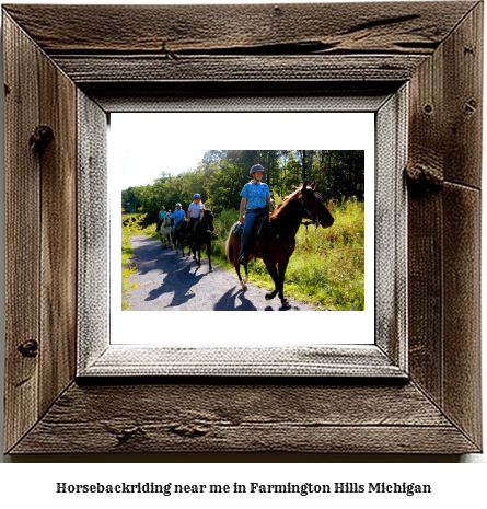 horseback riding near me in Farmington Hills, Michigan